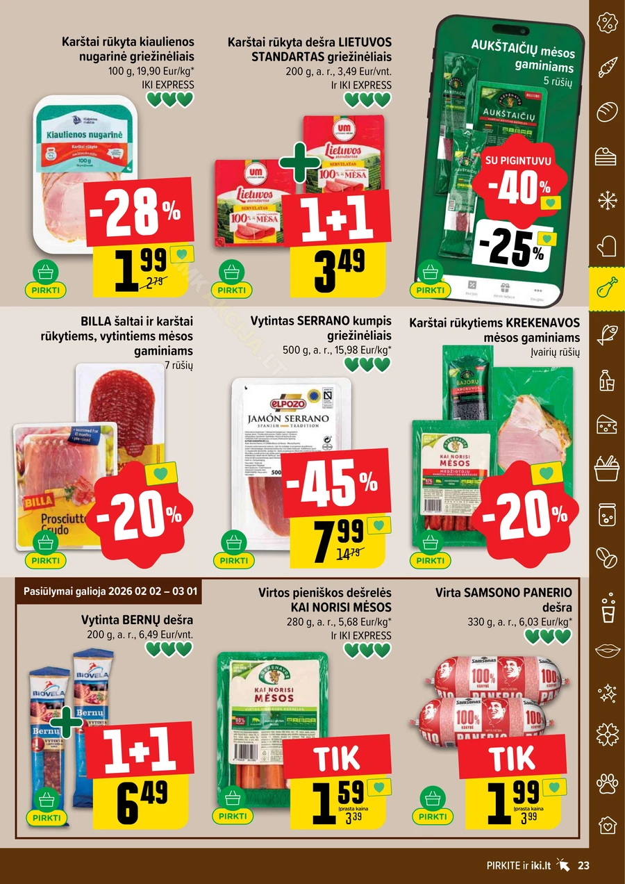 IKI SAVAITĖLĖ akcijų leidinys Nr. 6 puslapis 23