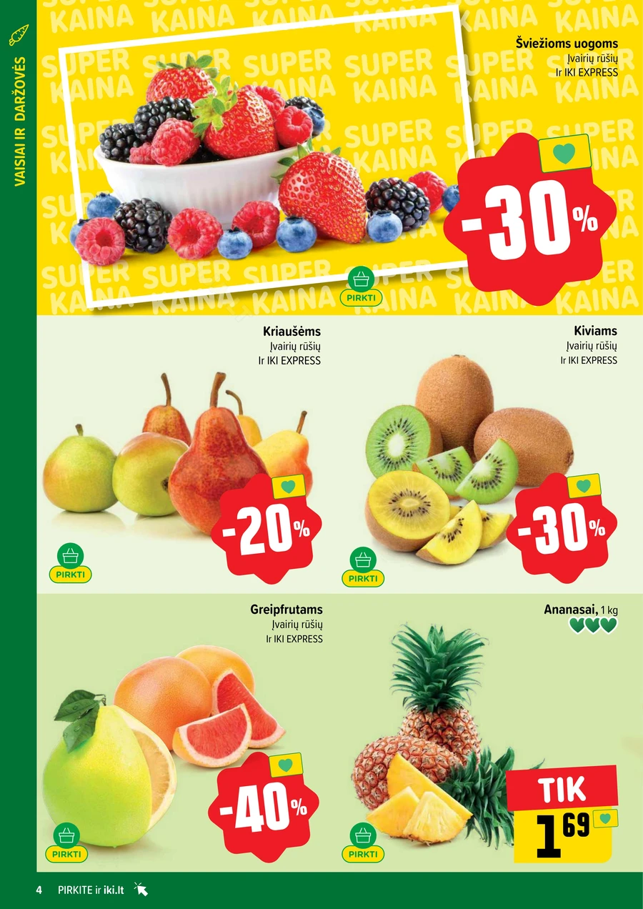 IKI SAVAITĖLĖ akcijų leidinys Nr. 6 puslapis 4