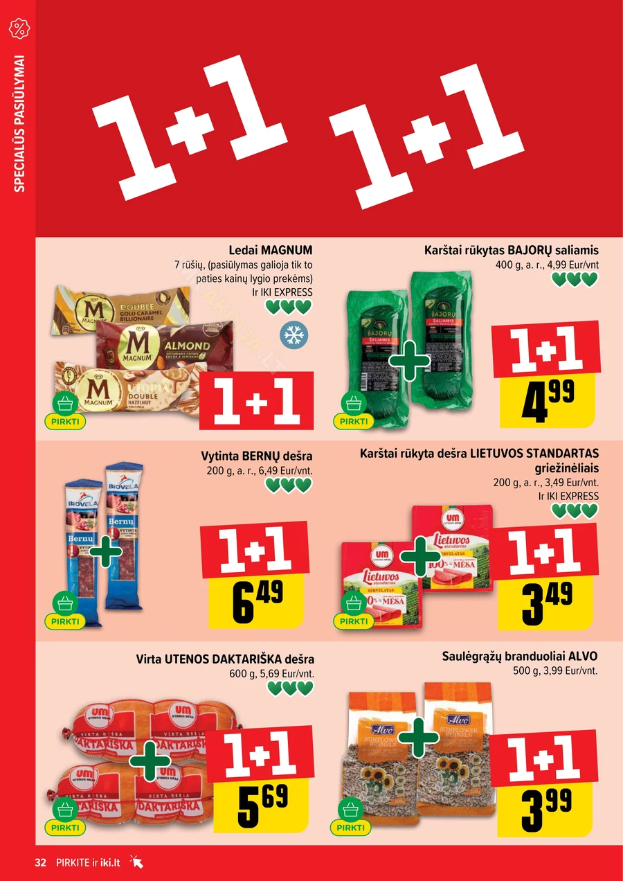 IKI SAVAITĖLĖ akcijų leidinys Nr. 6 puslapis 32