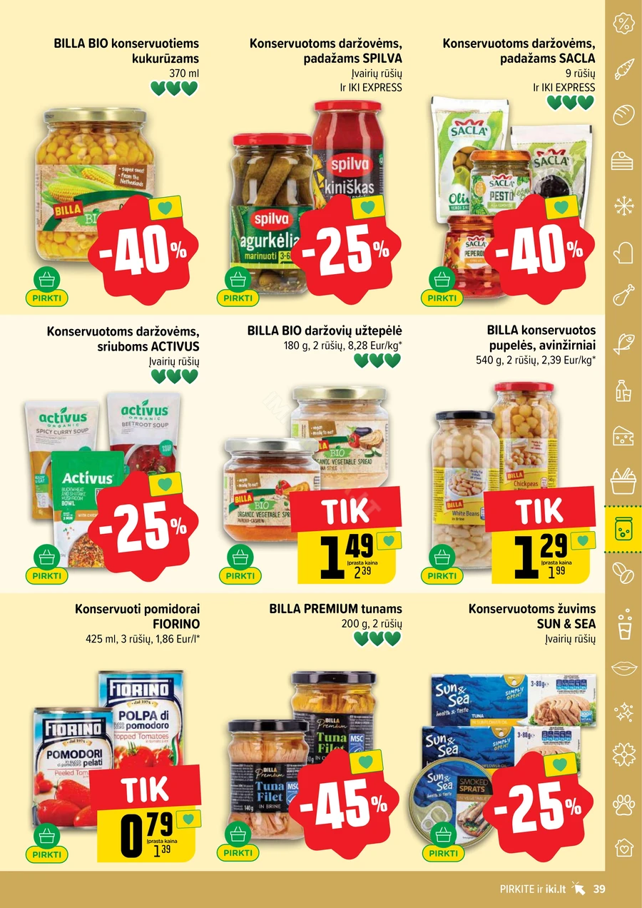 IKI SAVAITĖLĖ akcijų leidinys Nr. 6 puslapis 39