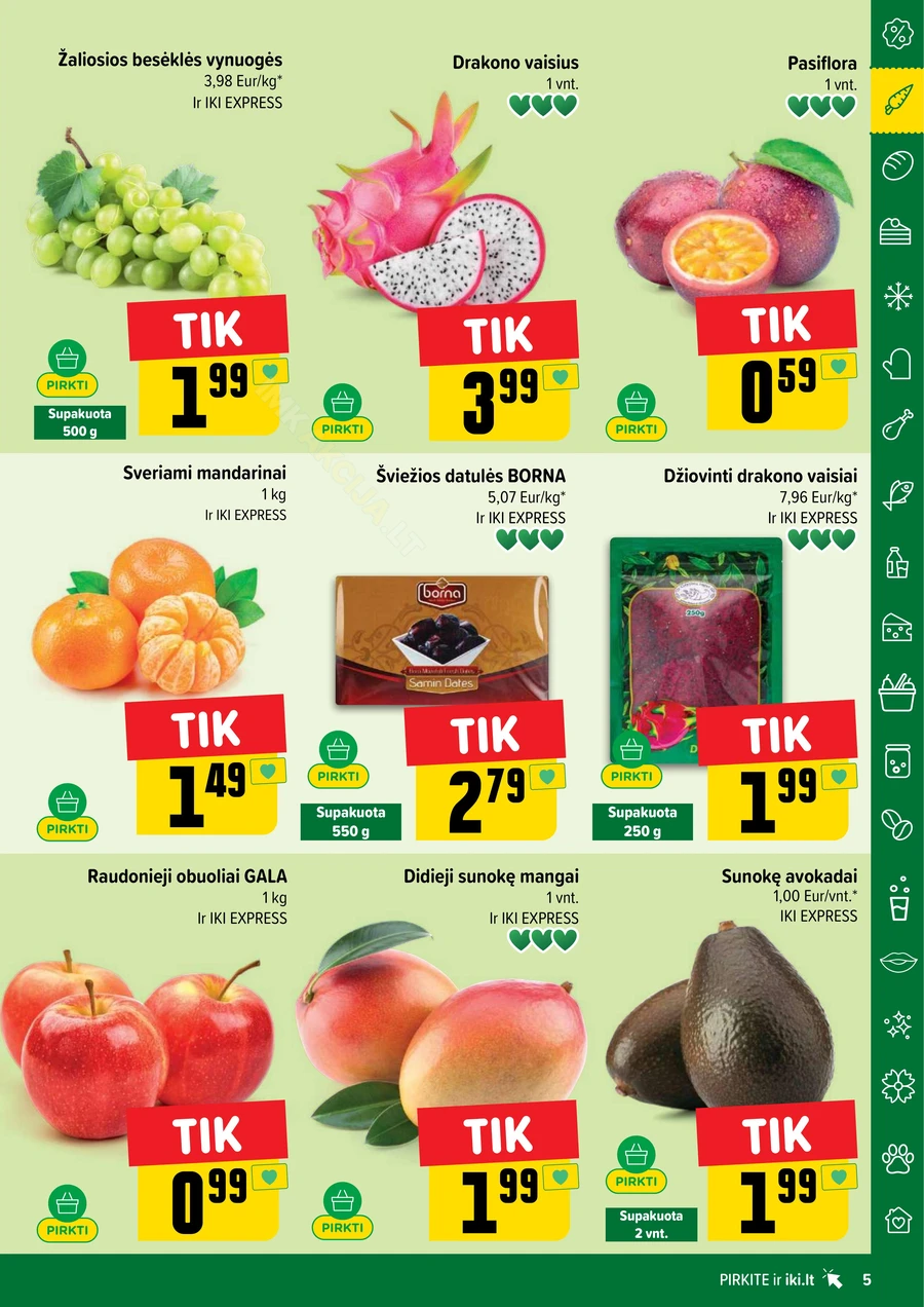 IKI SAVAITĖLĖ akcijų leidinys Nr. 6 puslapis 5