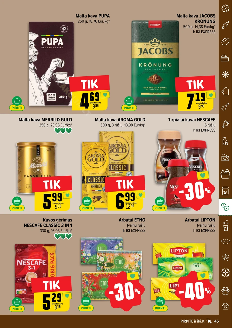 IKI SAVAITĖLĖ akcijų leidinys Nr. 6 puslapis 45