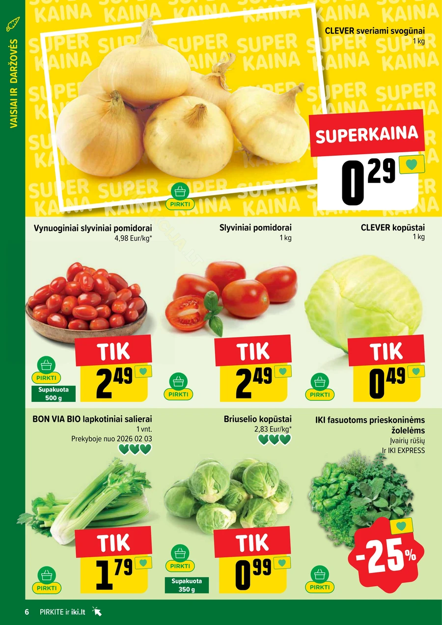 IKI SAVAITĖLĖ akcijų leidinys Nr. 6 puslapis 6