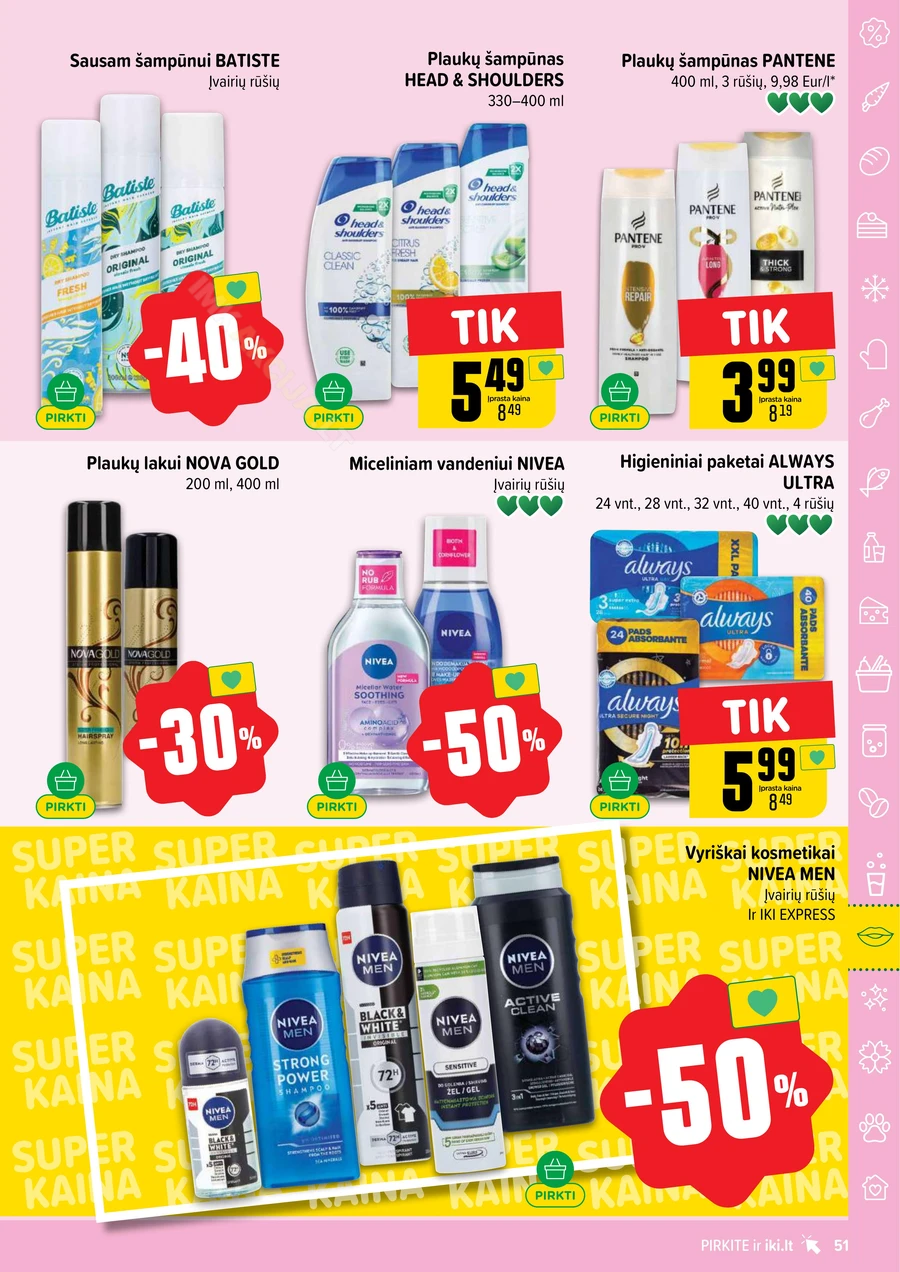 IKI SAVAITĖLĖ akcijų leidinys Nr. 6 puslapis 51