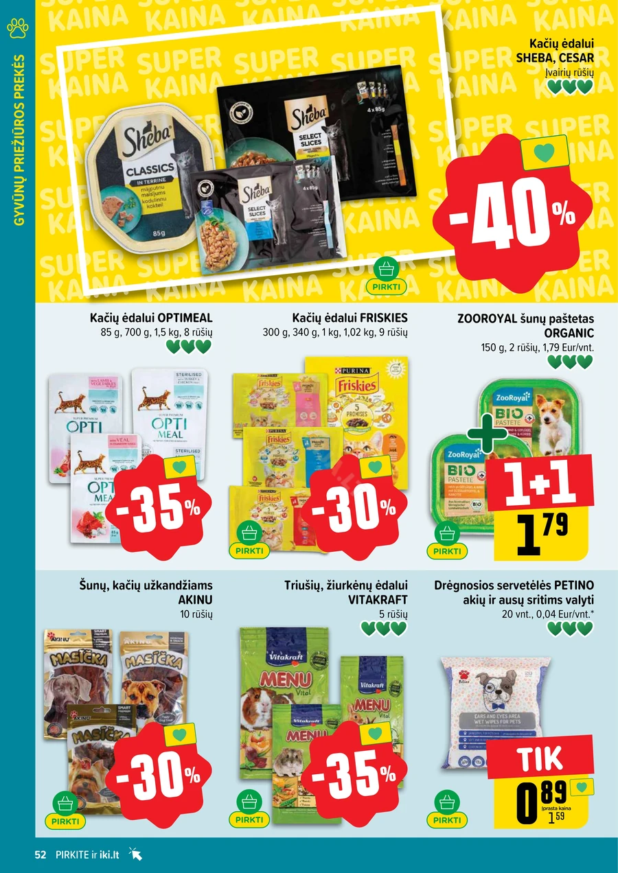 IKI SAVAITĖLĖ akcijų leidinys Nr. 6 puslapis 52