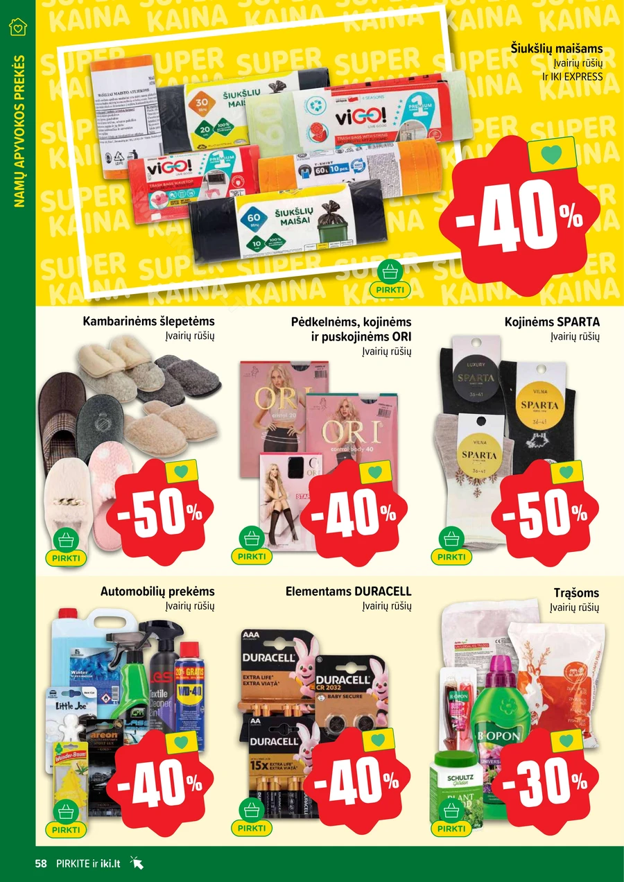 IKI SAVAITĖLĖ akcijų leidinys Nr. 6 puslapis 58