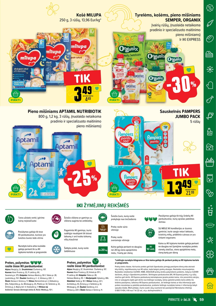 IKI SAVAITĖLĖ akcijų leidinys Nr. 6 puslapis 59