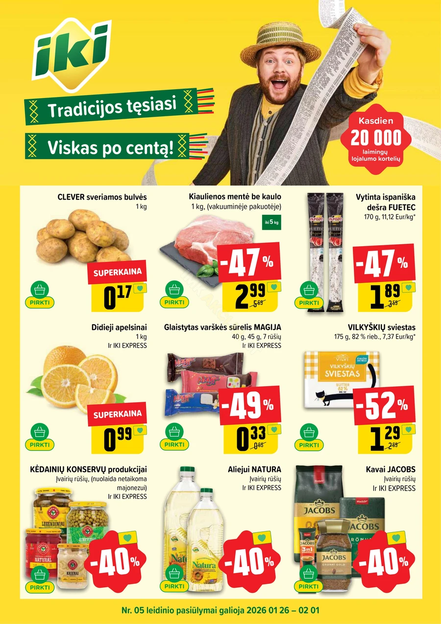 IKI SAVAITĖLĖ akcijų leidinys Nr. 5 puslapis 1