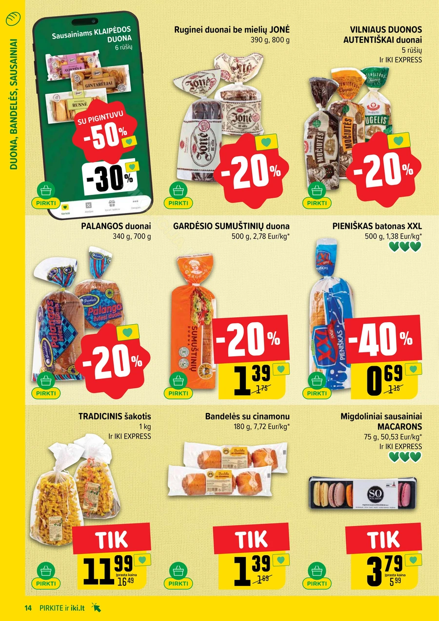 IKI SAVAITĖLĖ akcijų leidinys Nr. 5 puslapis 14