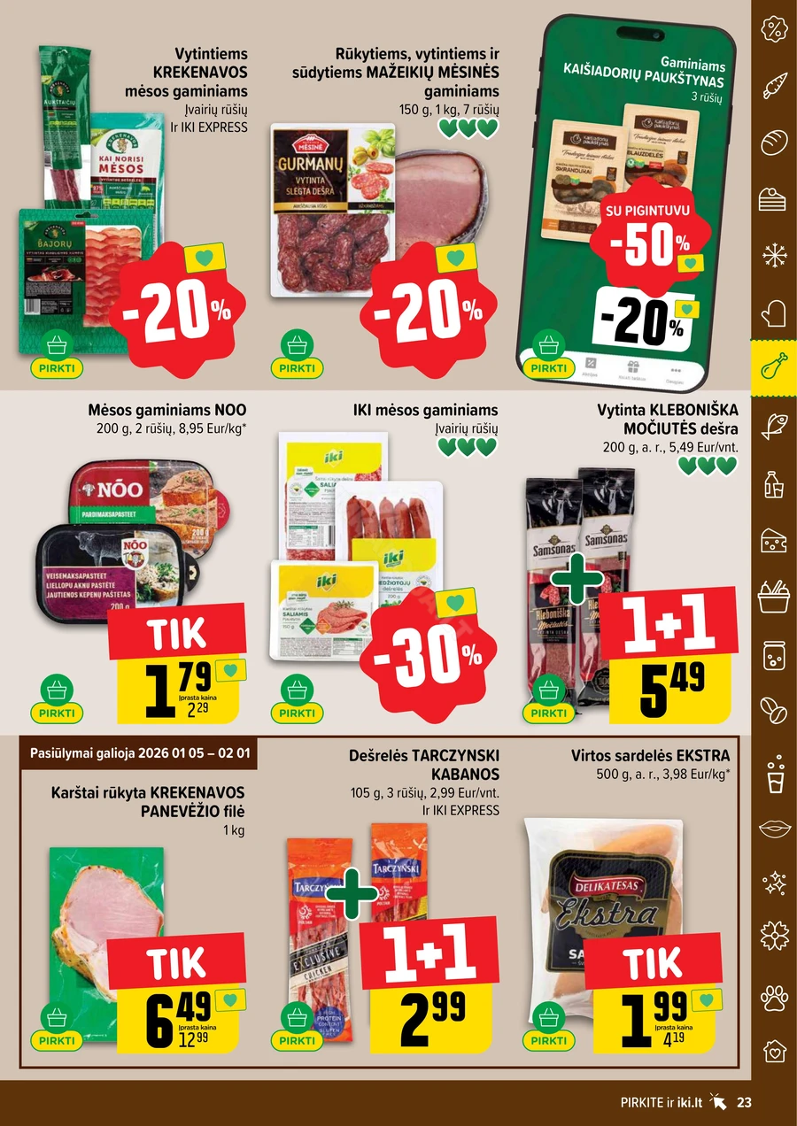 IKI SAVAITĖLĖ akcijų leidinys Nr. 5 puslapis 23