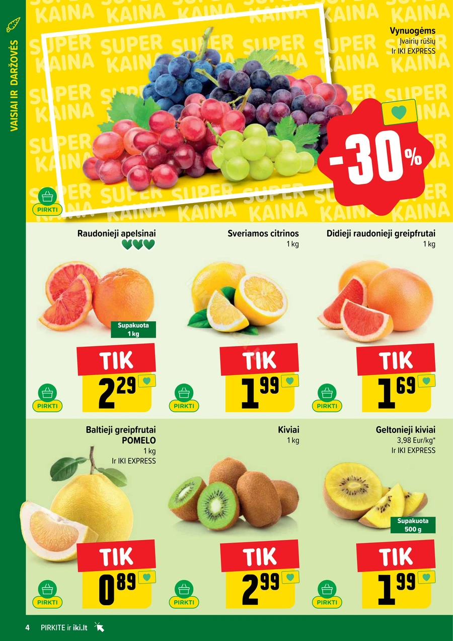 IKI SAVAITĖLĖ akcijų leidinys Nr. 5 puslapis 4