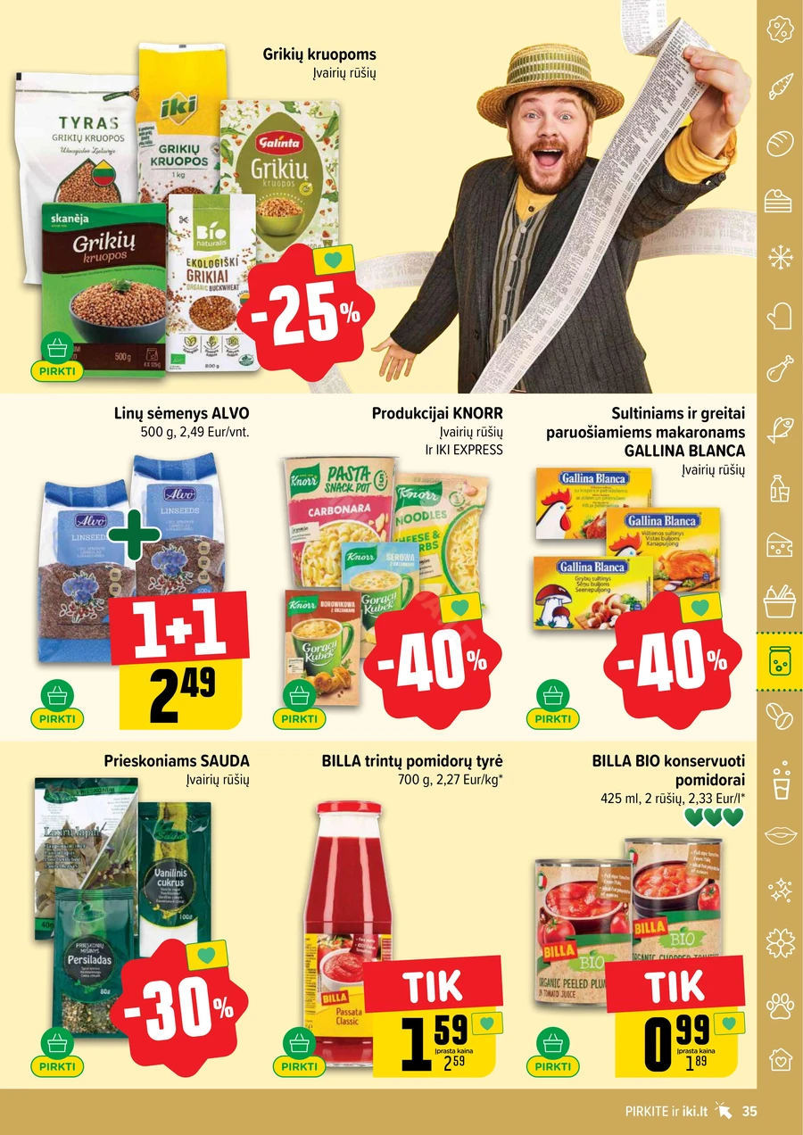 IKI SAVAITĖLĖ akcijų leidinys Nr. 5 puslapis 35