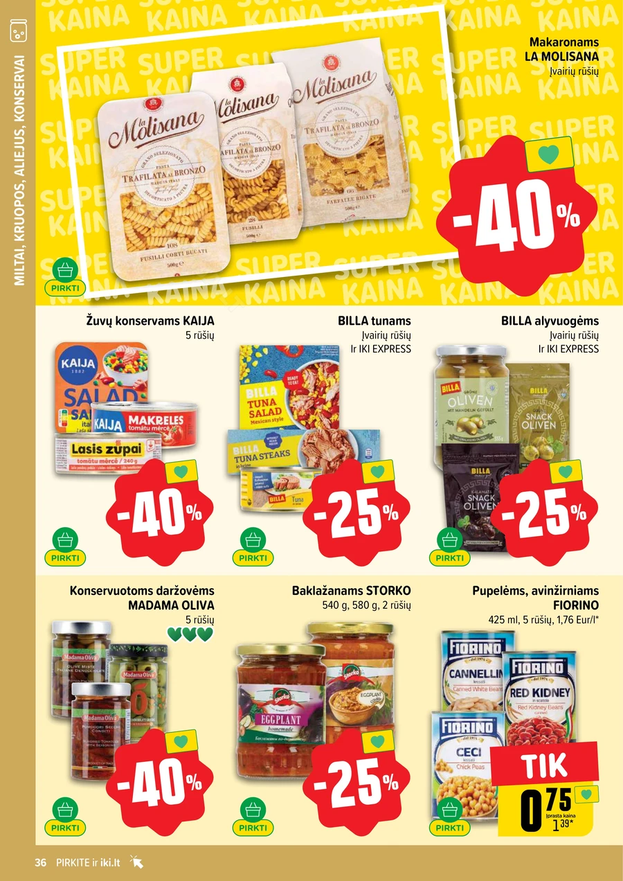 IKI SAVAITĖLĖ akcijų leidinys Nr. 5 puslapis 36