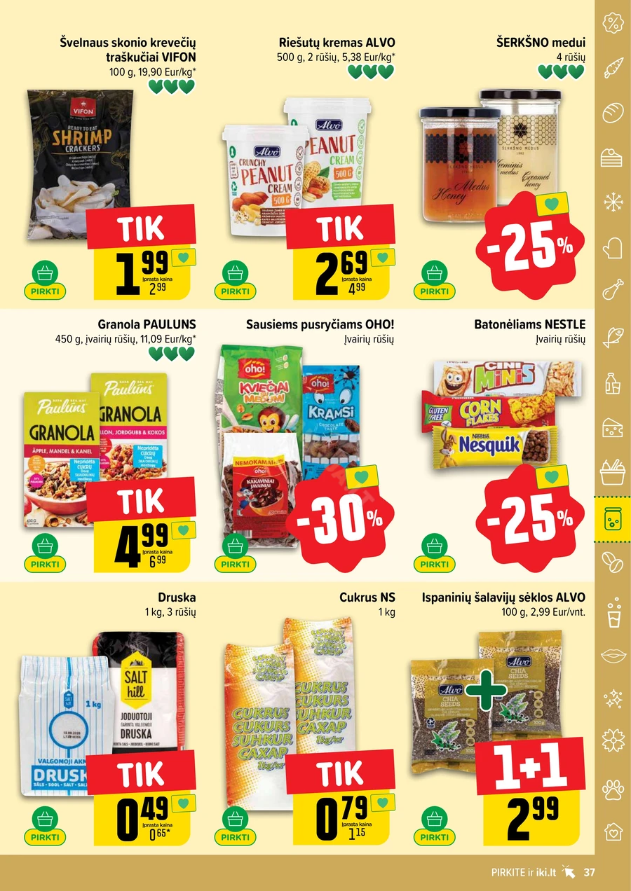 IKI SAVAITĖLĖ akcijų leidinys Nr. 5 puslapis 37