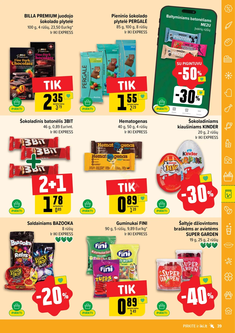 IKI SAVAITĖLĖ akcijų leidinys Nr. 5 puslapis 39