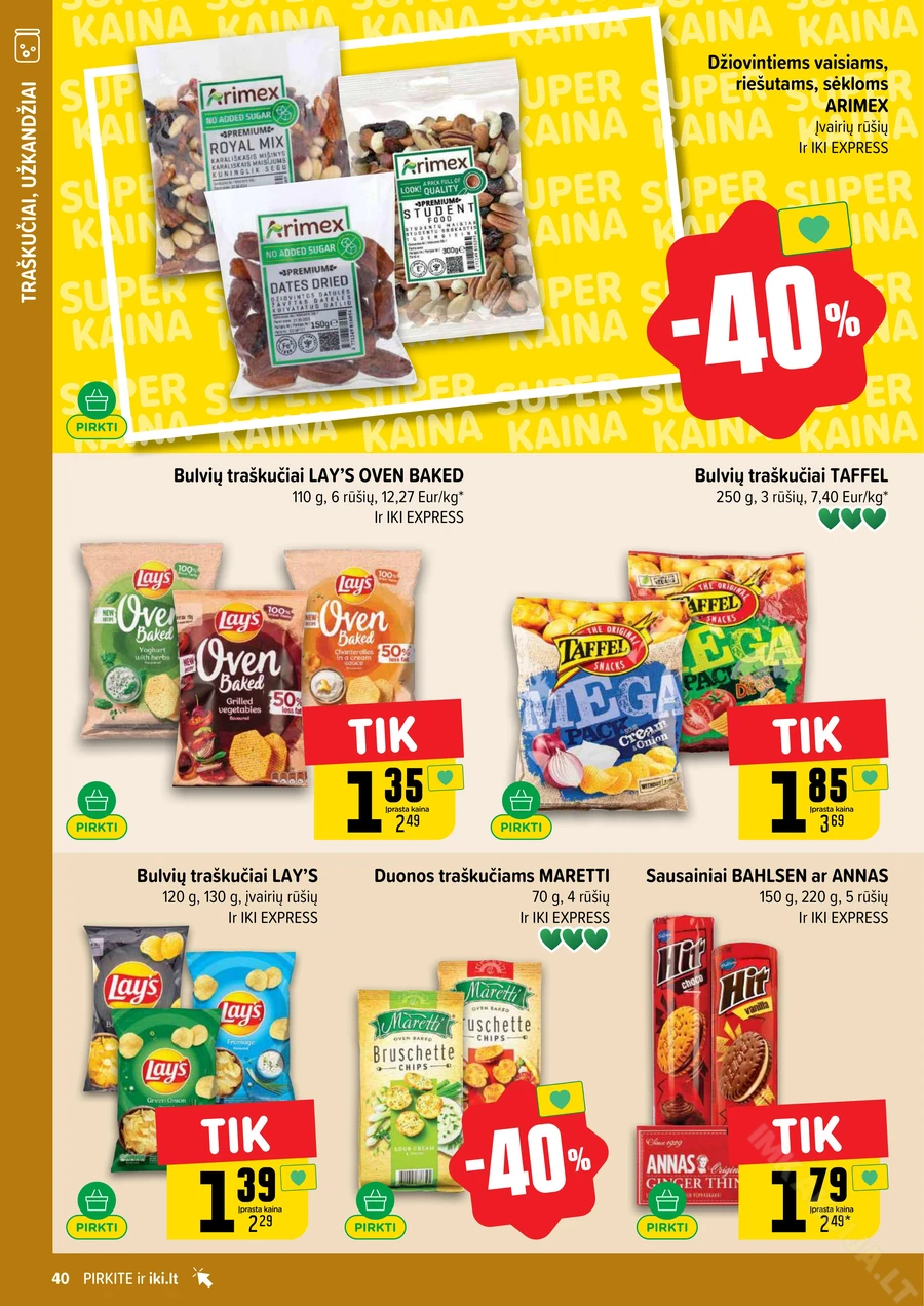 IKI SAVAITĖLĖ akcijų leidinys Nr. 5 puslapis 40