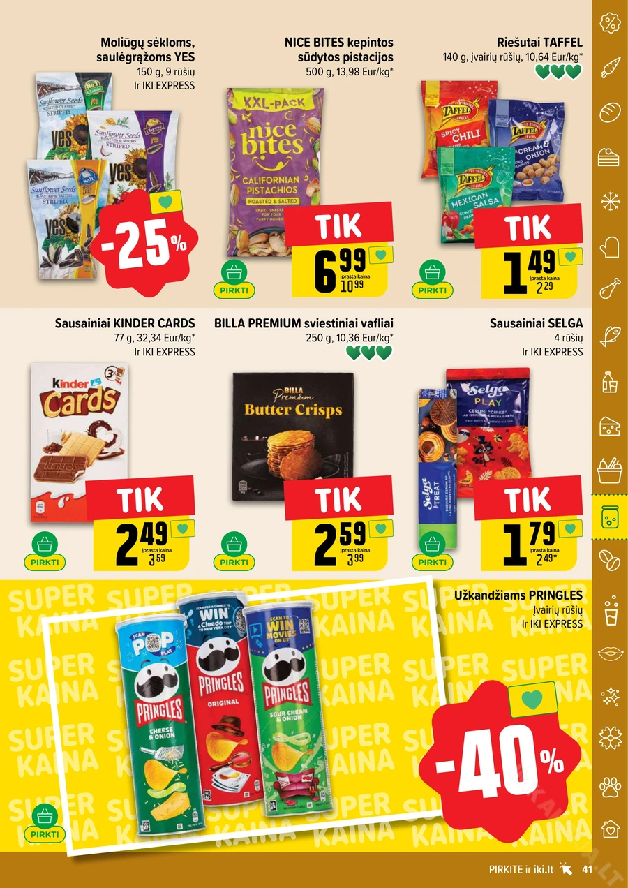 IKI SAVAITĖLĖ akcijų leidinys Nr. 5 puslapis 41