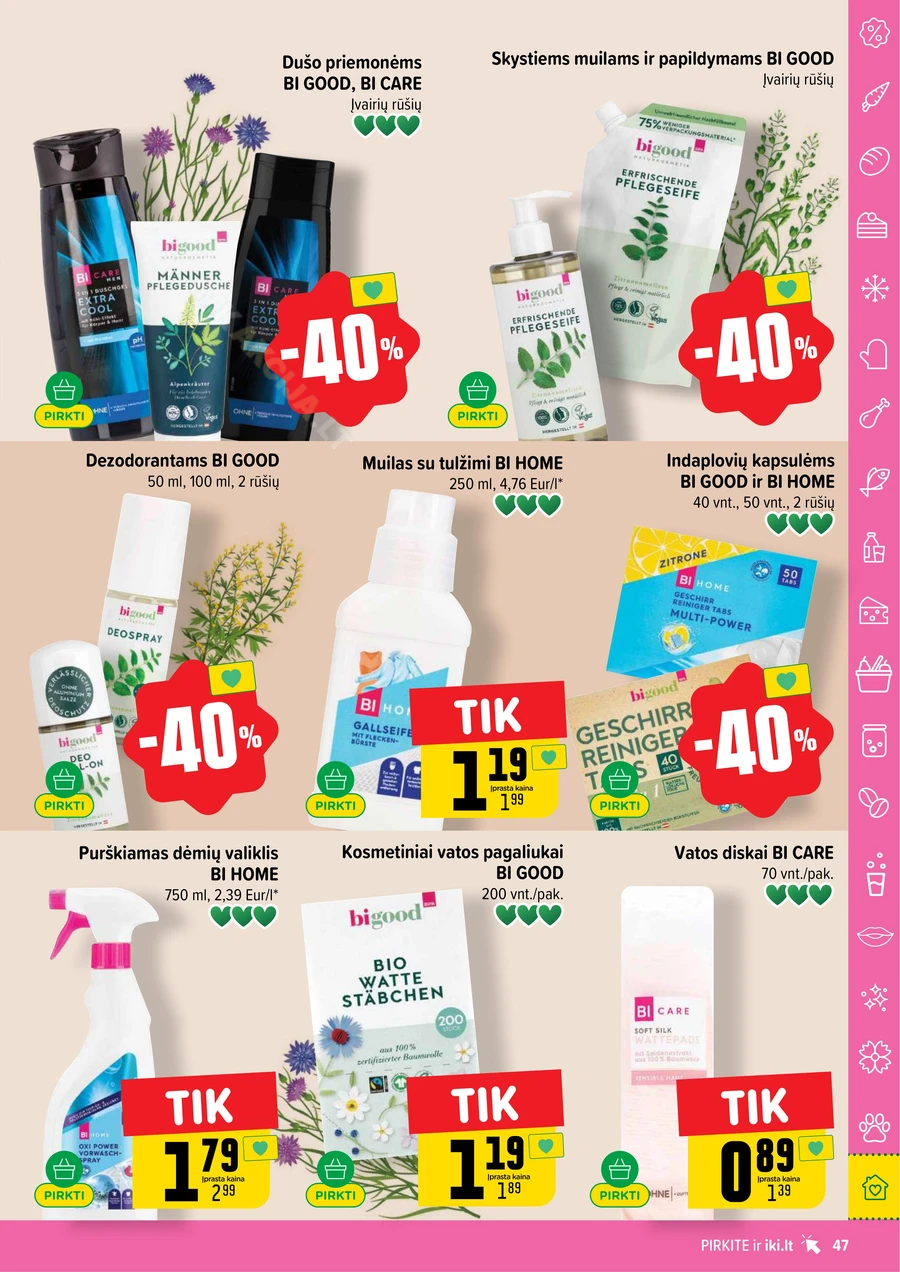 IKI SAVAITĖLĖ akcijų leidinys Nr. 5 puslapis 47