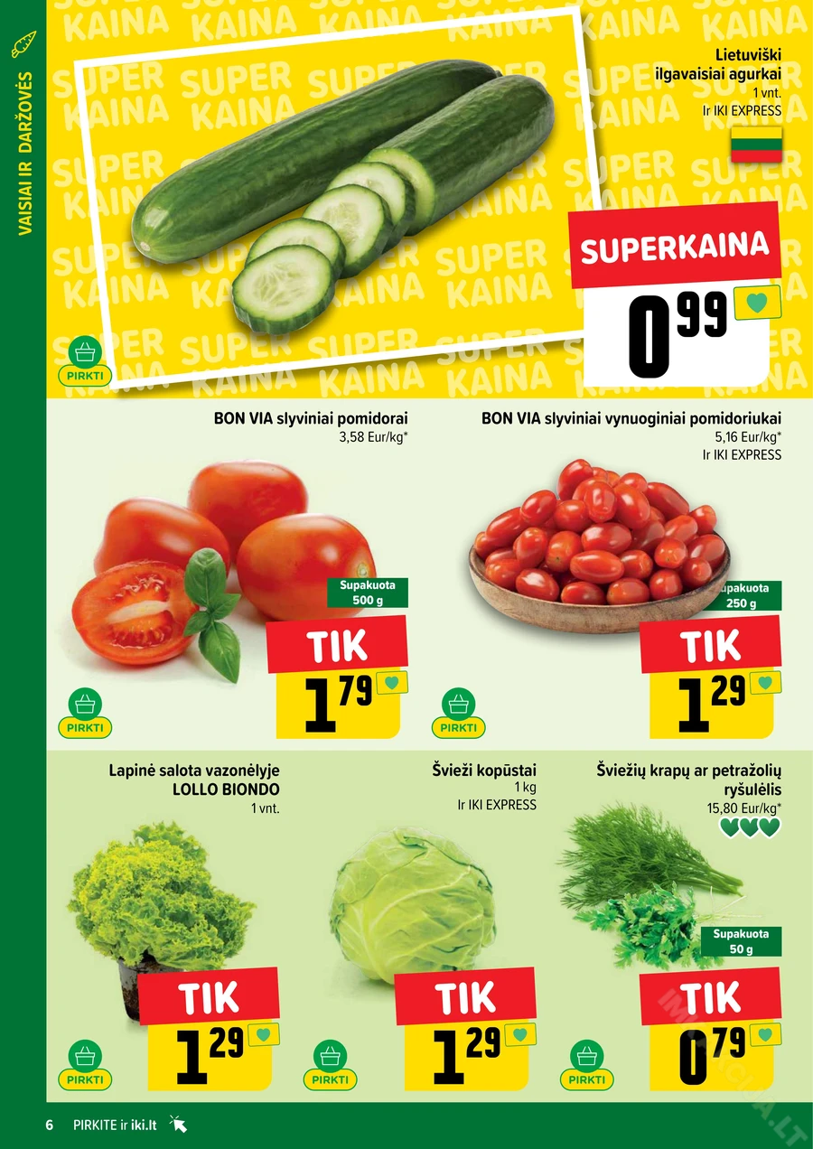 IKI SAVAITĖLĖ akcijų leidinys Nr. 5 puslapis 6