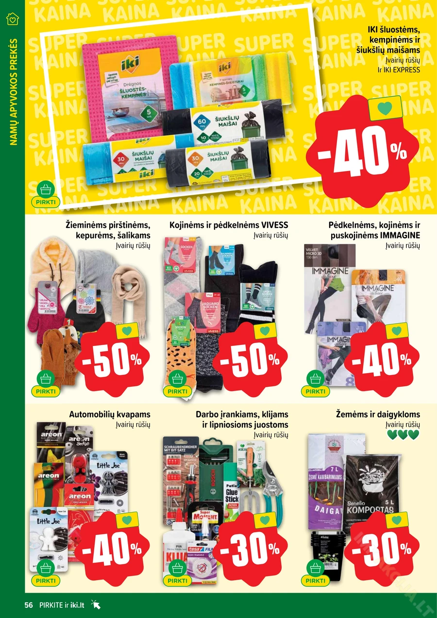 IKI SAVAITĖLĖ akcijų leidinys Nr. 5 puslapis 56