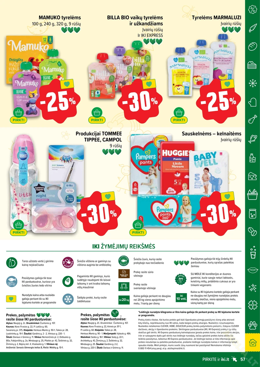 IKI SAVAITĖLĖ akcijų leidinys Nr. 5 puslapis 57