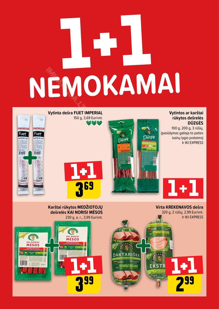 IKI leidinys „Daugiau yra pigiau 1+1“ puslapis 1