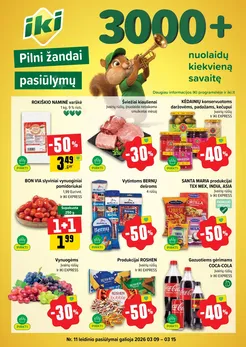 IKI SAVAITĖLĖ akcijų leidinys Nr. 11