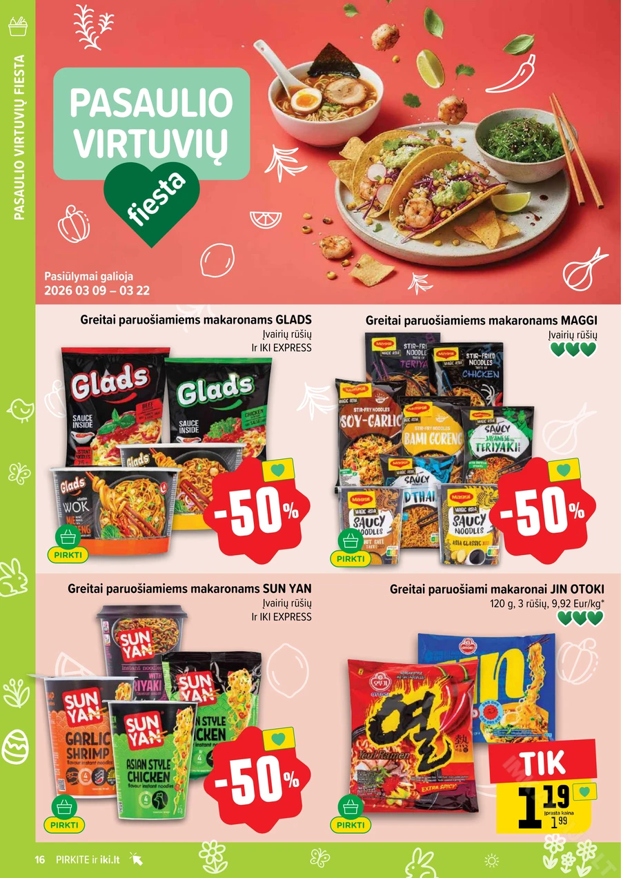 IKI SAVAITĖLĖ akcijų leidinys Nr. 12 puslapis 16