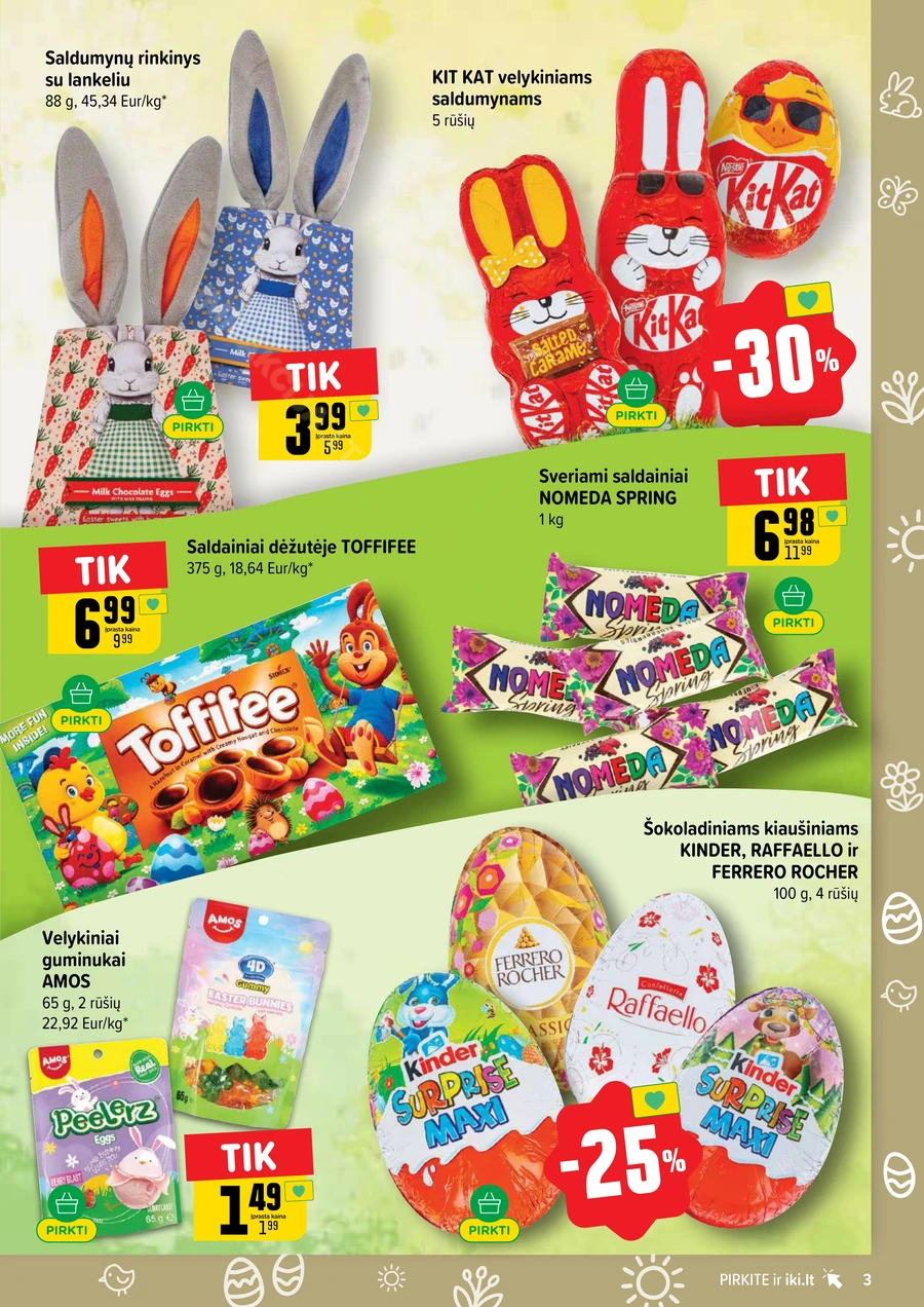 IKI SAVAITĖLĖ akcijų leidinys Nr. 12 puslapis 3