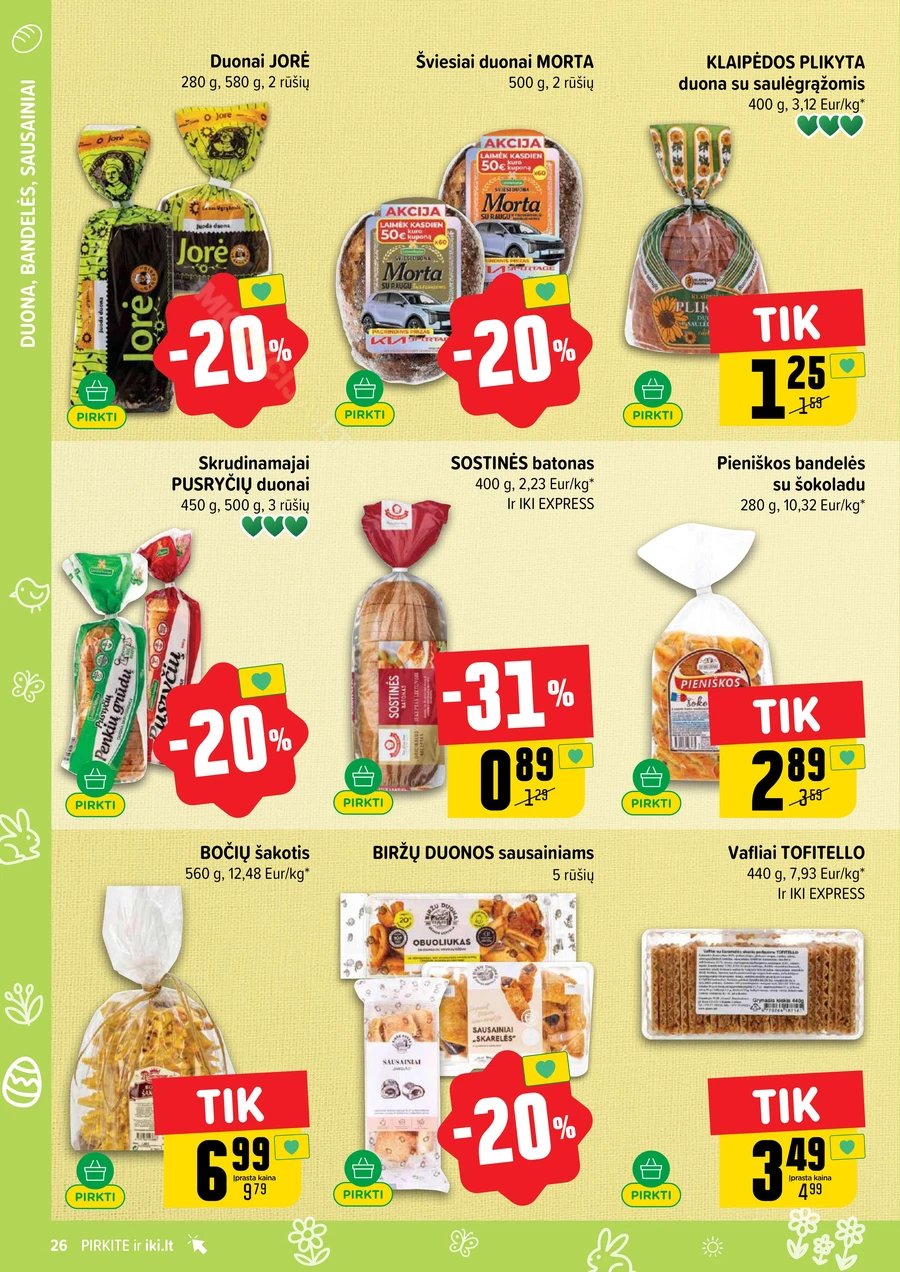 IKI SAVAITĖLĖ akcijų leidinys Nr. 12 puslapis 26