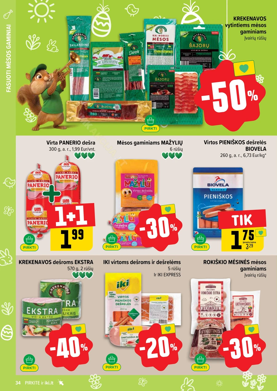 IKI SAVAITĖLĖ akcijų leidinys Nr. 12 puslapis 34