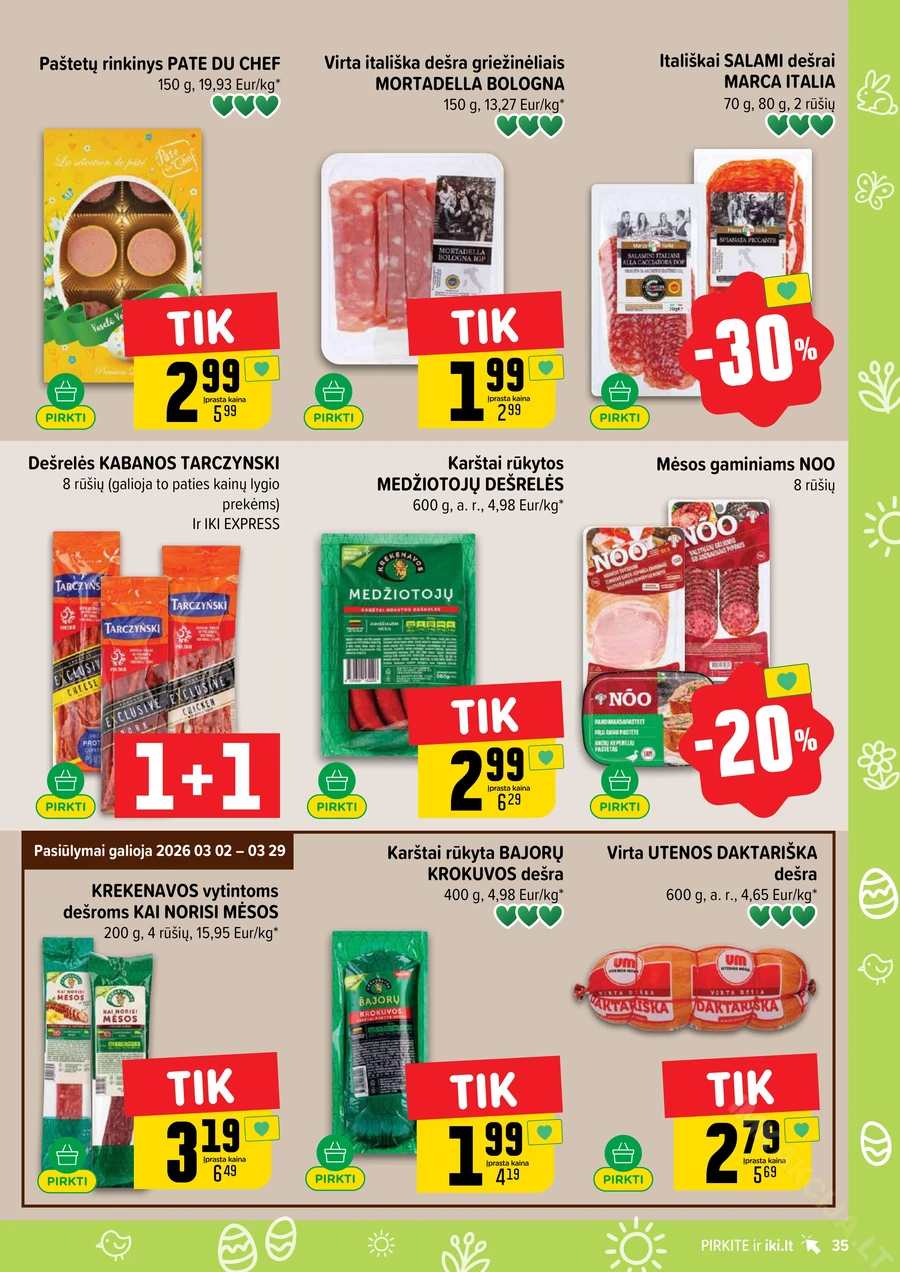 IKI SAVAITĖLĖ akcijų leidinys Nr. 12 puslapis 35