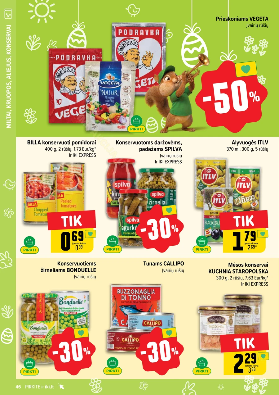 IKI SAVAITĖLĖ akcijų leidinys Nr. 12 puslapis 46