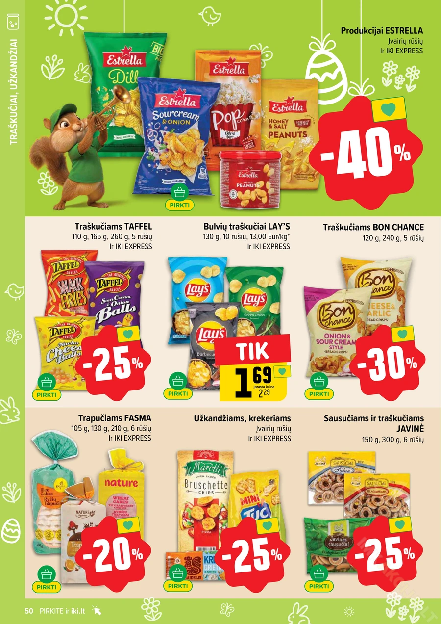 IKI SAVAITĖLĖ akcijų leidinys Nr. 12 puslapis 50