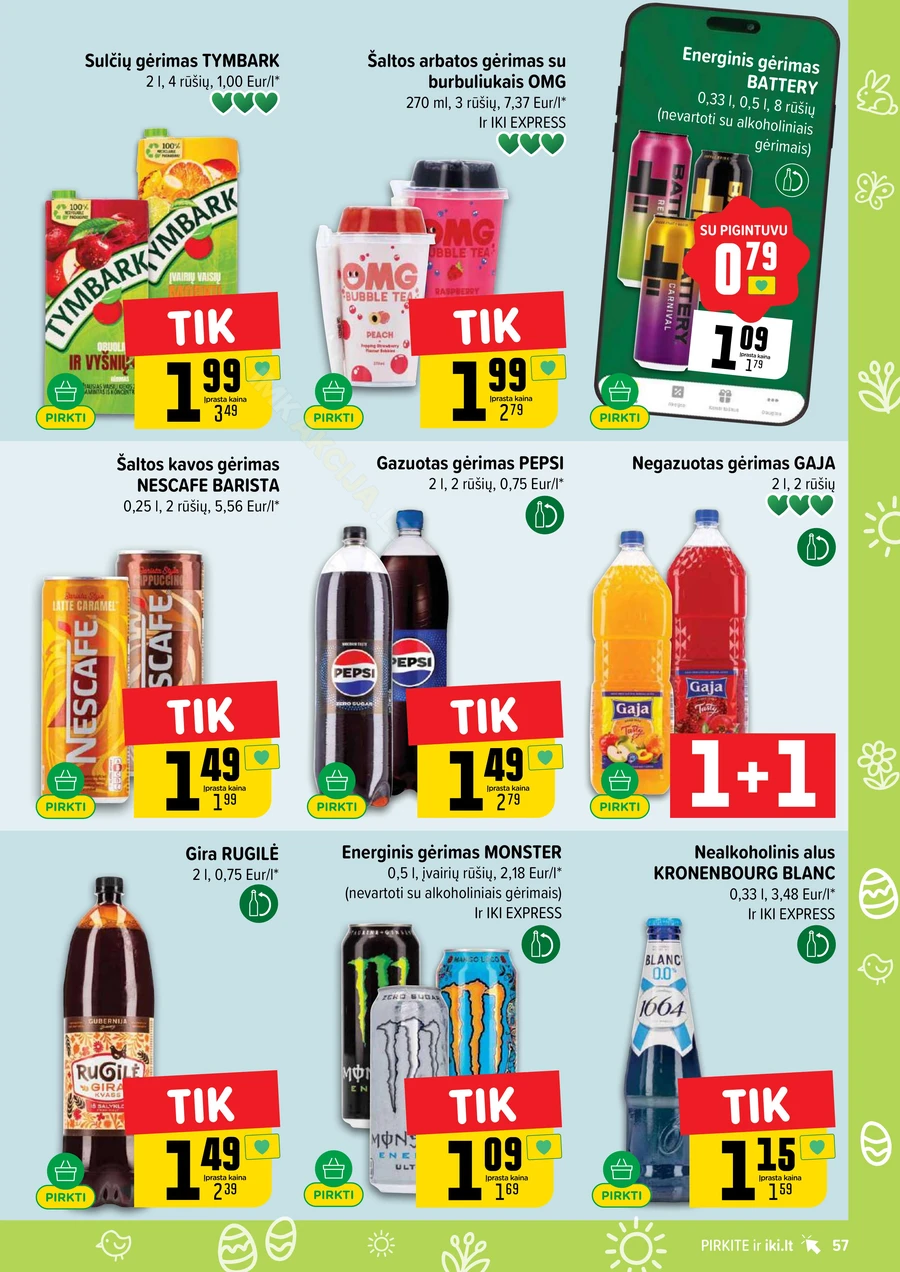 IKI SAVAITĖLĖ akcijų leidinys Nr. 12 puslapis 57