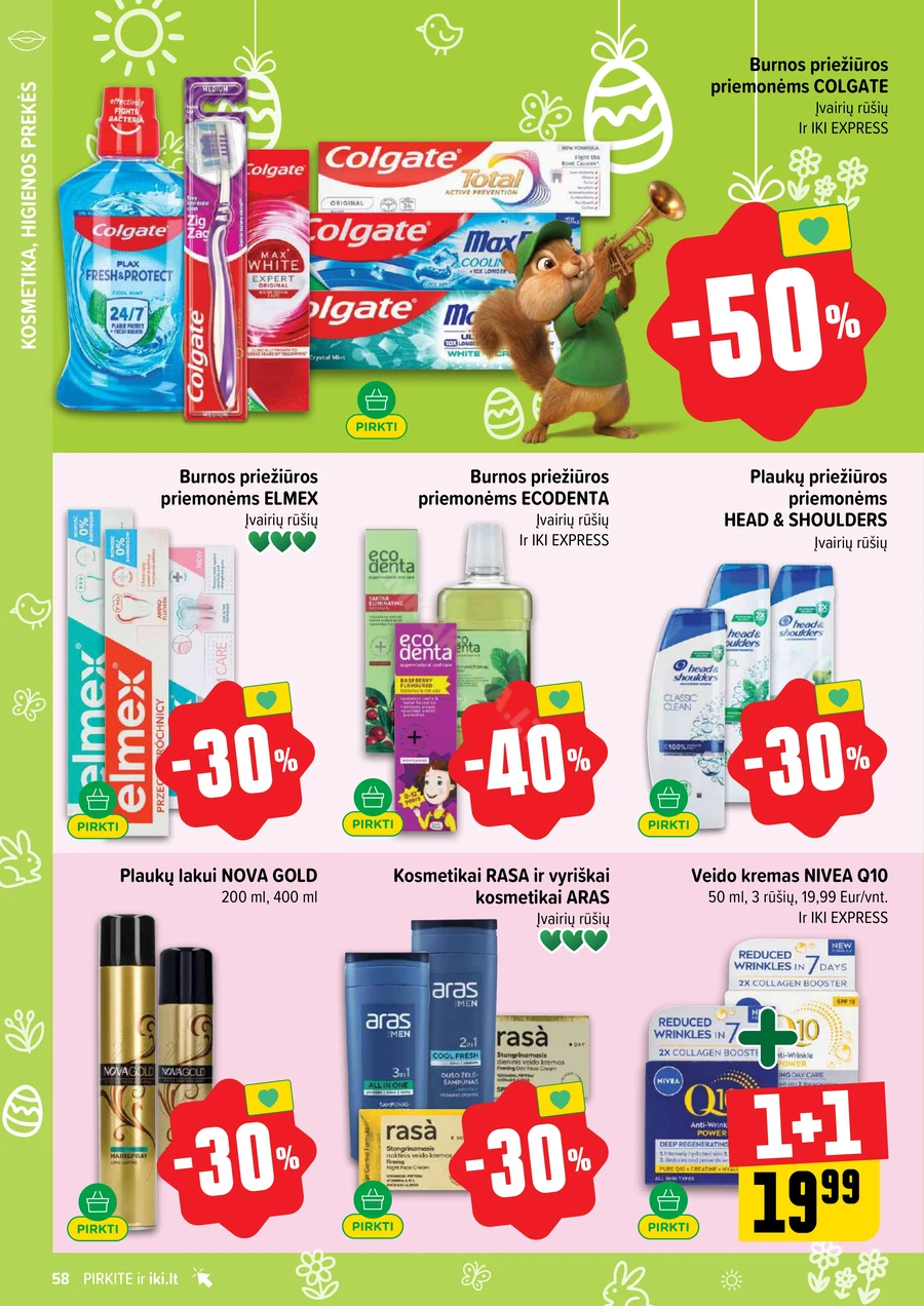 IKI SAVAITĖLĖ akcijų leidinys Nr. 12 puslapis 58