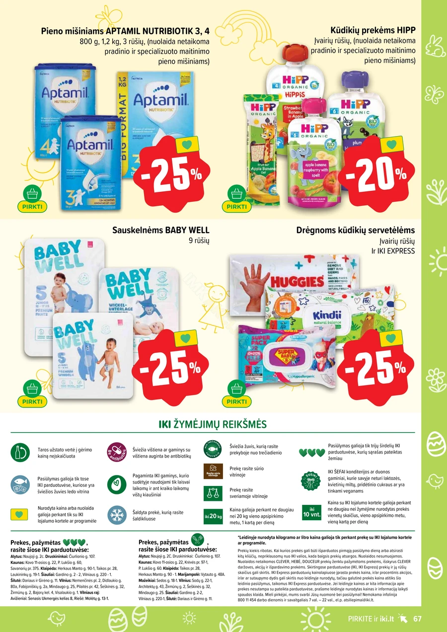 IKI SAVAITĖLĖ akcijų leidinys Nr. 12 puslapis 67