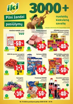 IKI SAVAITĖLĖ akcijų leidinys Nr. 11