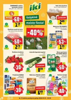 IKI SAVAITĖLĖ akcijų leidinys Nr. 13