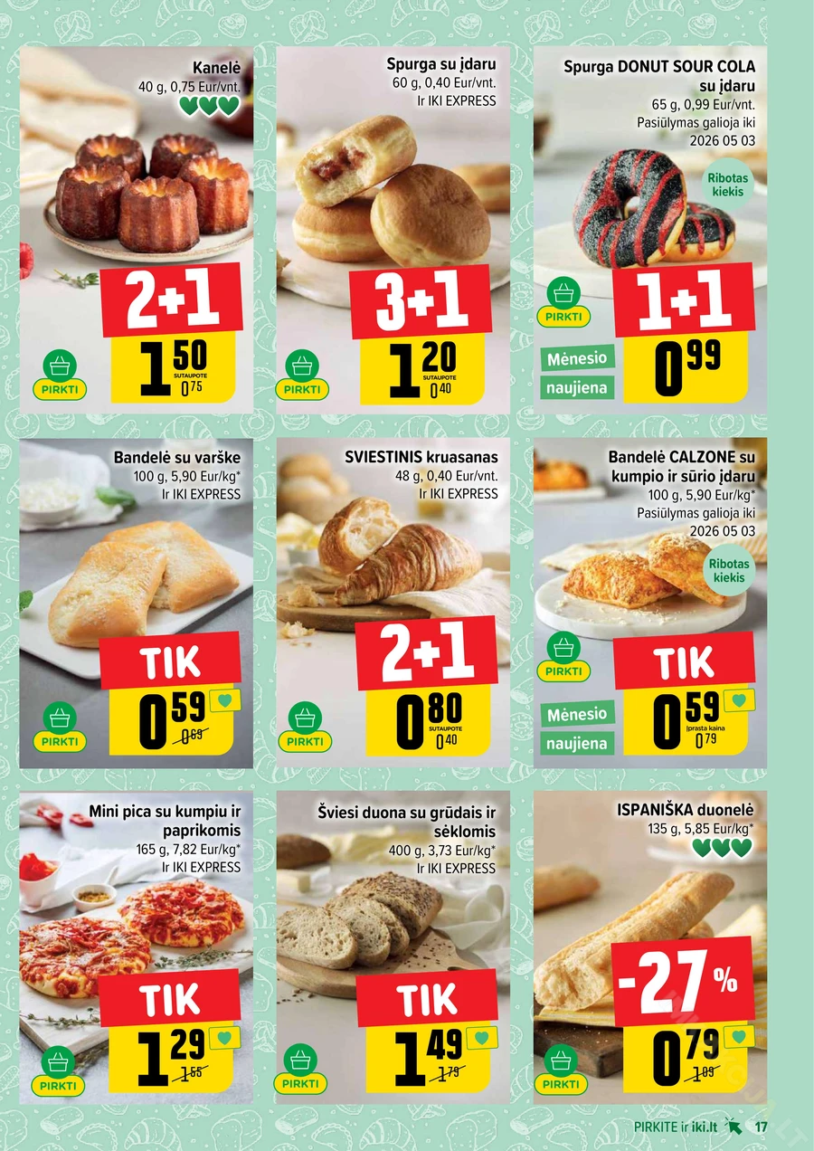 IKI SAVAITĖLĖ akcijų leidinys Nr. 18 puslapis 17