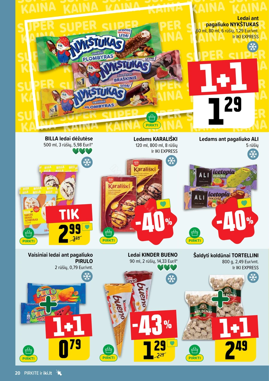IKI SAVAITĖLĖ akcijų leidinys Nr. 18 puslapis 20