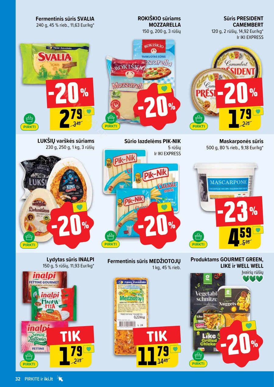 IKI SAVAITĖLĖ akcijų leidinys Nr. 18 puslapis 32