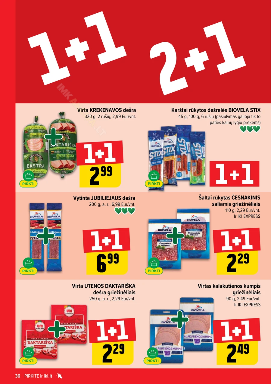 IKI SAVAITĖLĖ akcijų leidinys Nr. 18 puslapis 36