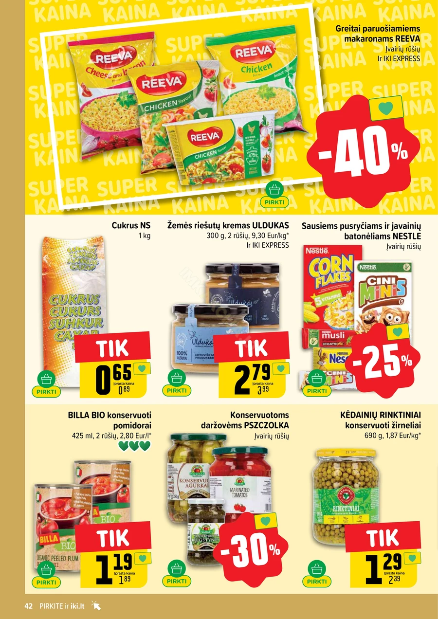 IKI SAVAITĖLĖ akcijų leidinys Nr. 18 puslapis 42