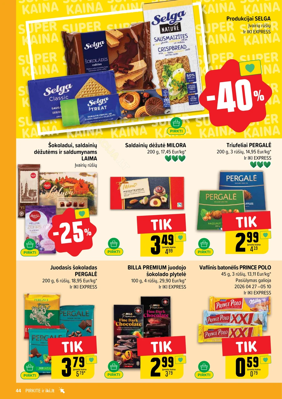 IKI SAVAITĖLĖ akcijų leidinys Nr. 18 puslapis 44