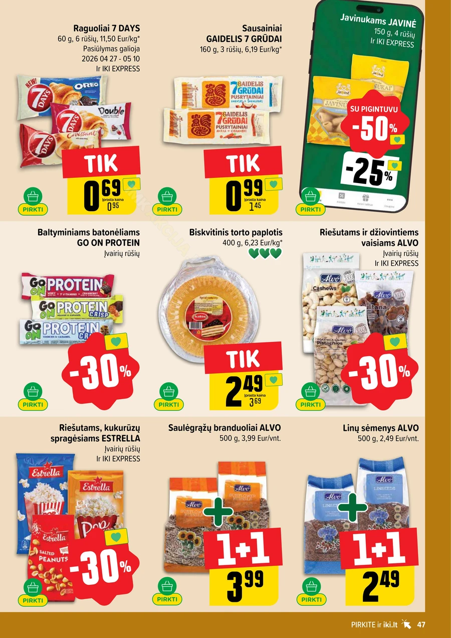 IKI SAVAITĖLĖ akcijų leidinys Nr. 18 puslapis 47
