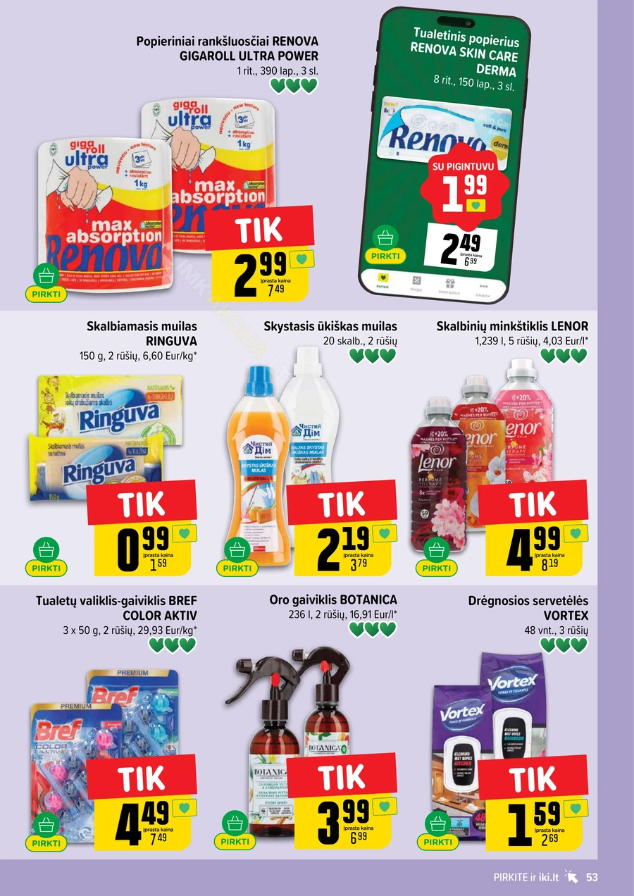 IKI SAVAITĖLĖ akcijų leidinys Nr. 18 puslapis 53