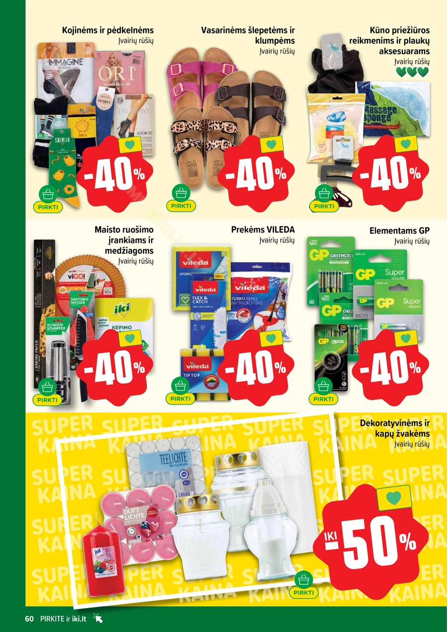 IKI SAVAITĖLĖ akcijų leidinys Nr. 18 puslapis 60