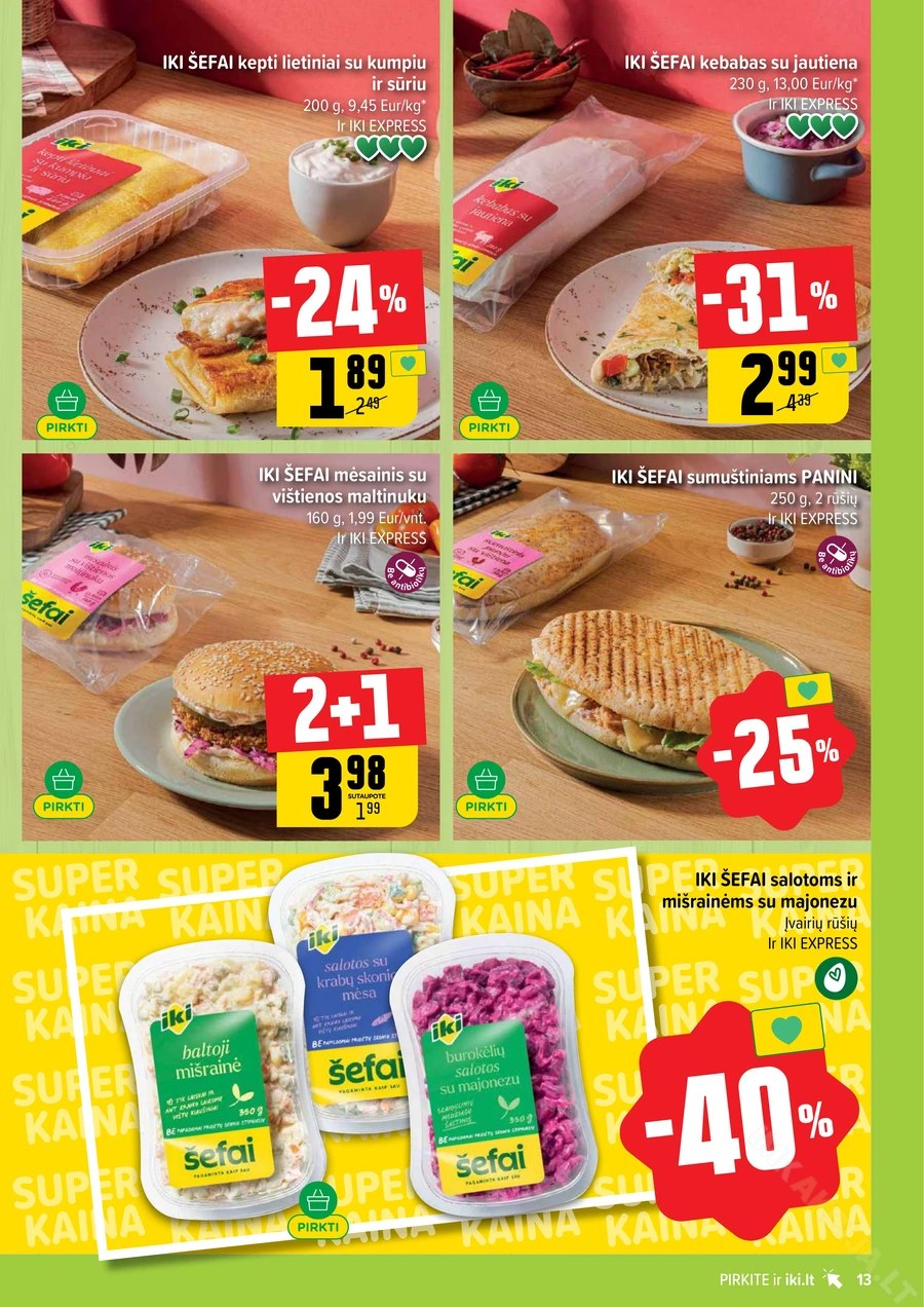 IKI SAVAITĖLĖ akcijų leidinys Nr. 18 puslapis 13