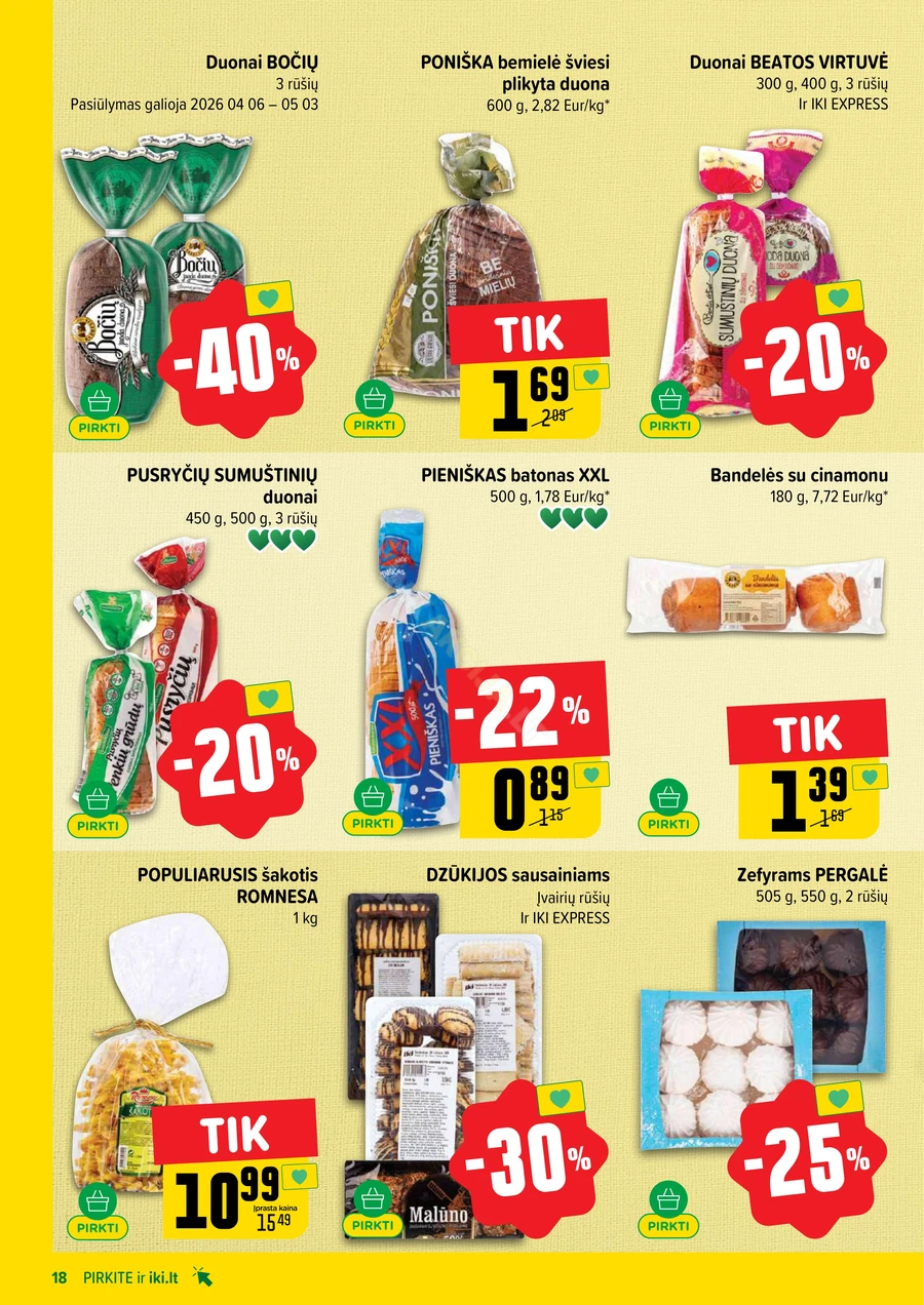 IKI SAVAITĖLĖ akcijų leidinys Nr. 18 puslapis 18